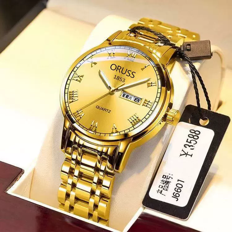 Men's Stainless Steel Business Style Round Dial Waterproof Watch With Automatic Movement And Luminous Calendar - Image 4