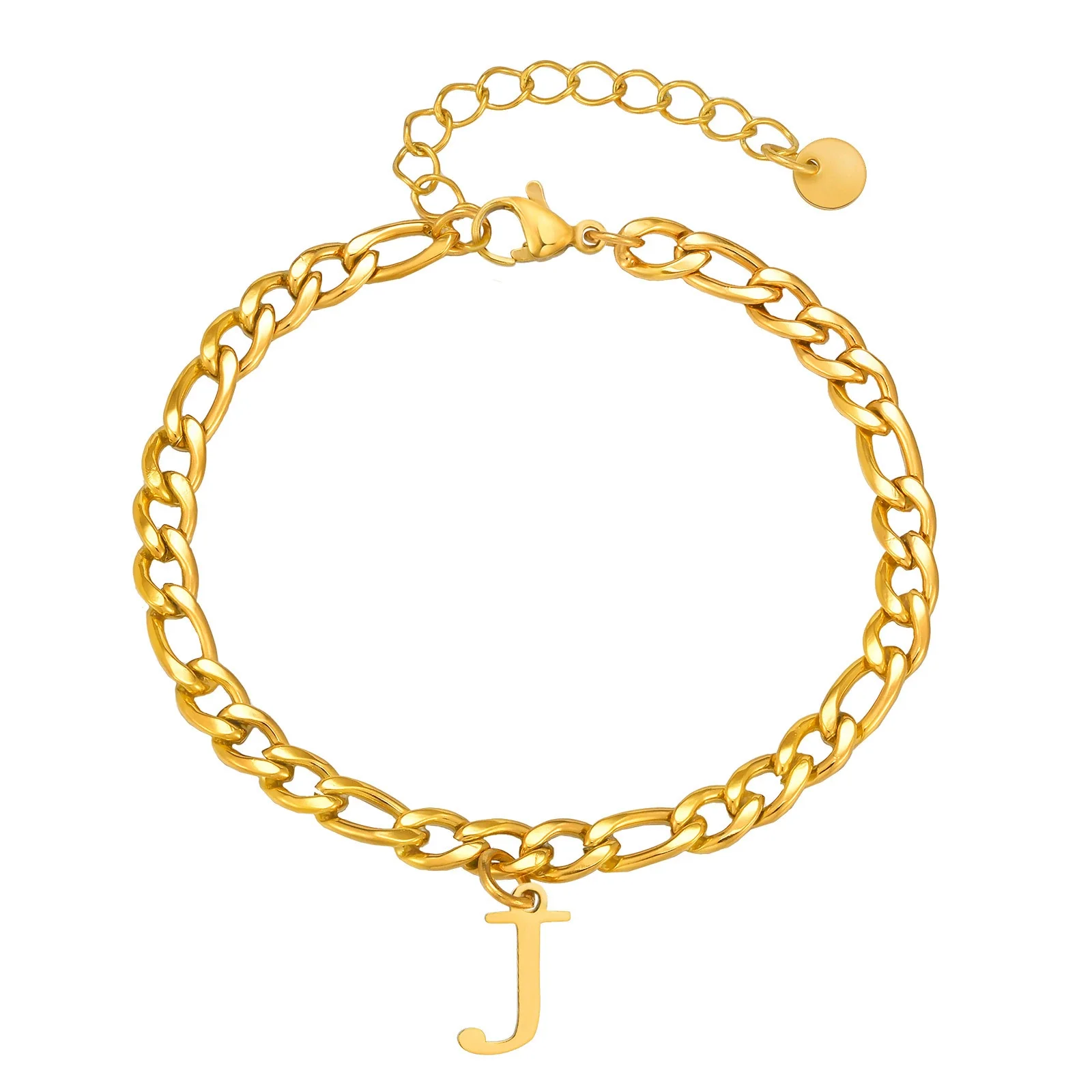 Men's Stainless Steel English Letter Bracelet With Polish Finish - Image 39