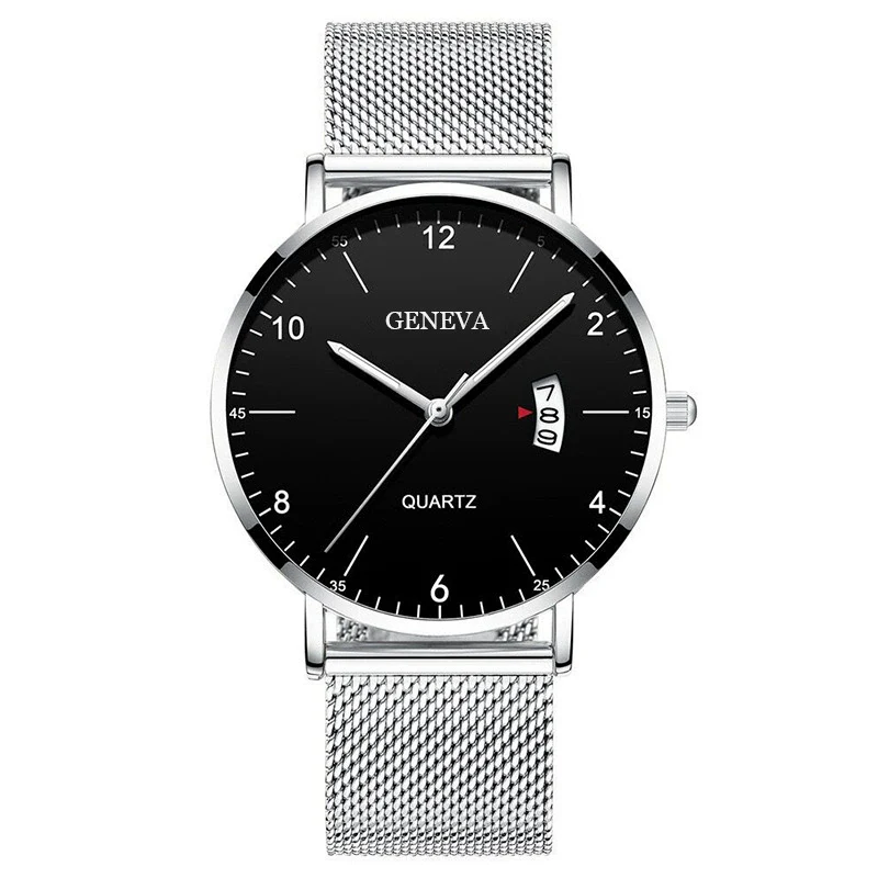 Men's Stainless Steel Metal Luminous Quartz Fashion Round Watch - Image 12