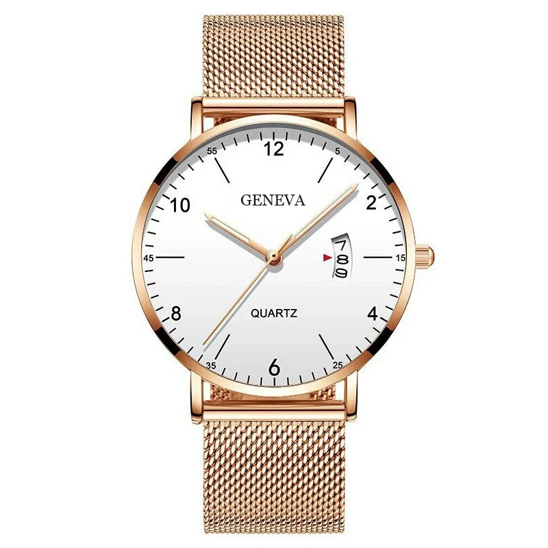 Men's Stainless Steel Metal Luminous Quartz Fashion Round Watch - Image 17