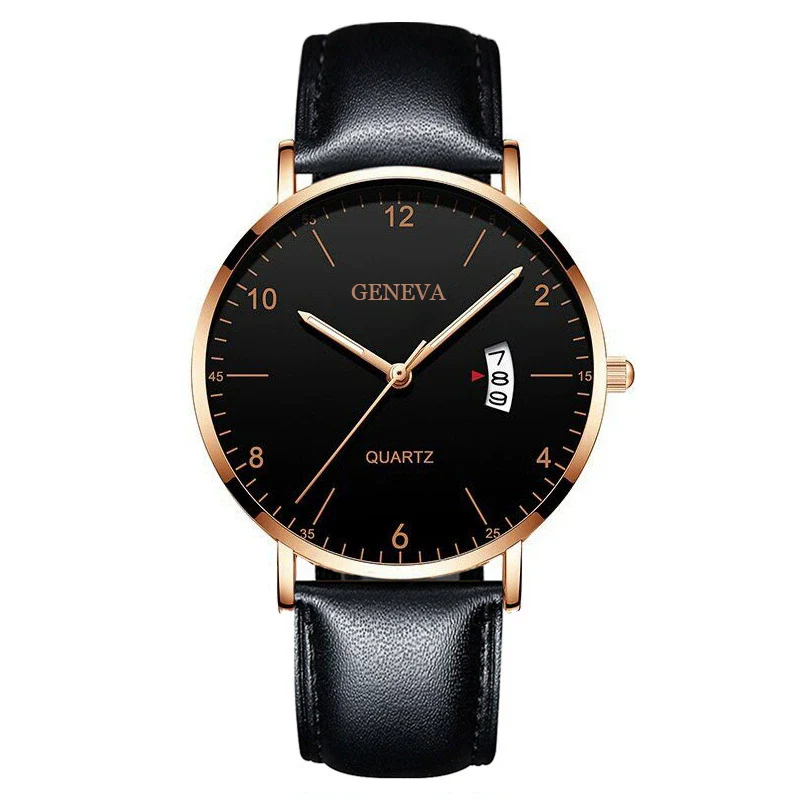 Men's Stainless Steel Metal Luminous Quartz Fashion Round Watch - Image 26