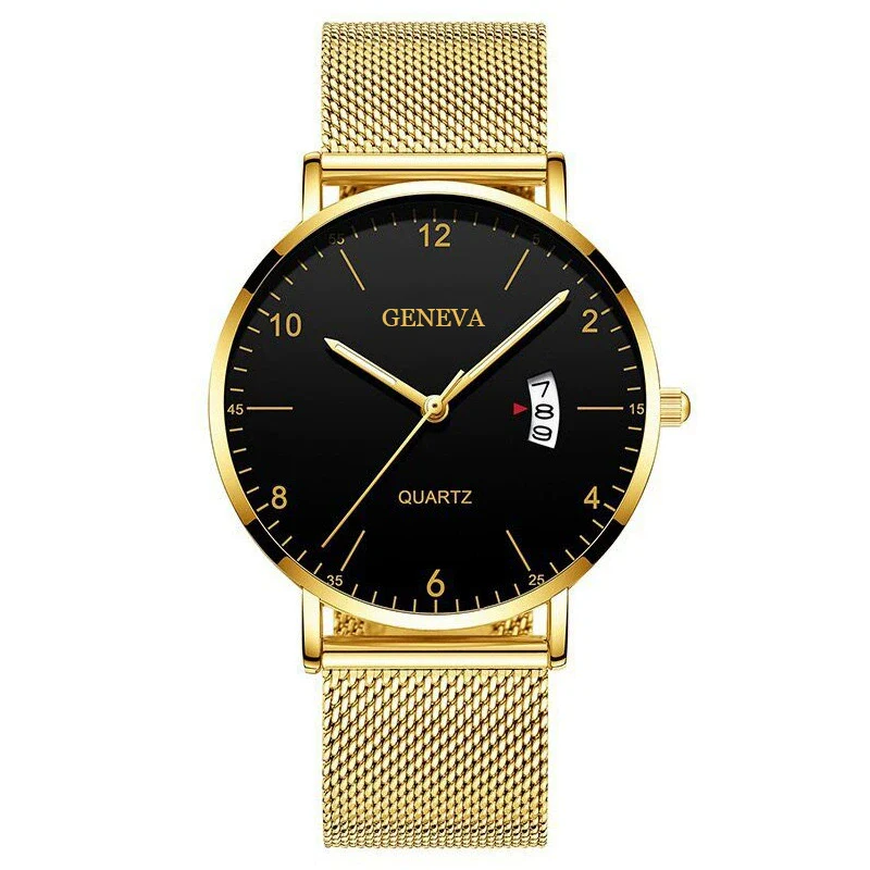 Men's Stainless Steel Metal Luminous Quartz Fashion Round Watch - Image 5