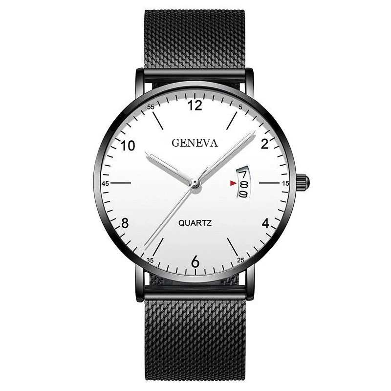 Men's Stainless Steel Metal Luminous Quartz Fashion Round Watch - Image 9