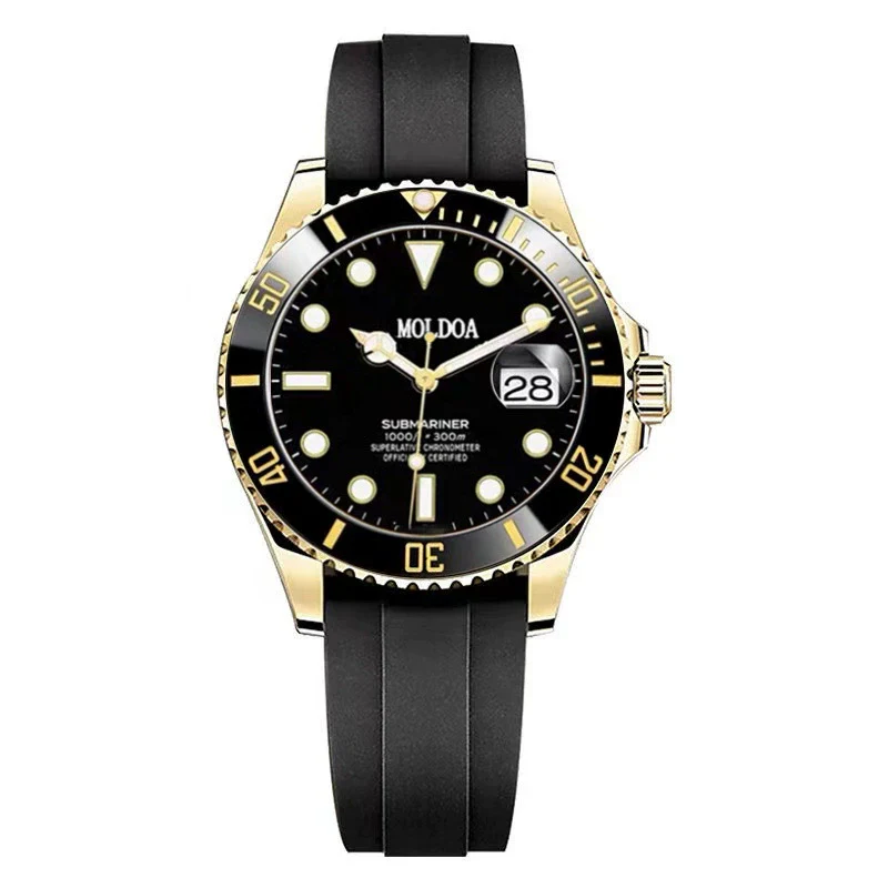 Men's Stainless Steel Round Dial Fully Automatic Movement Luminous Waterproof Watch - Image 7