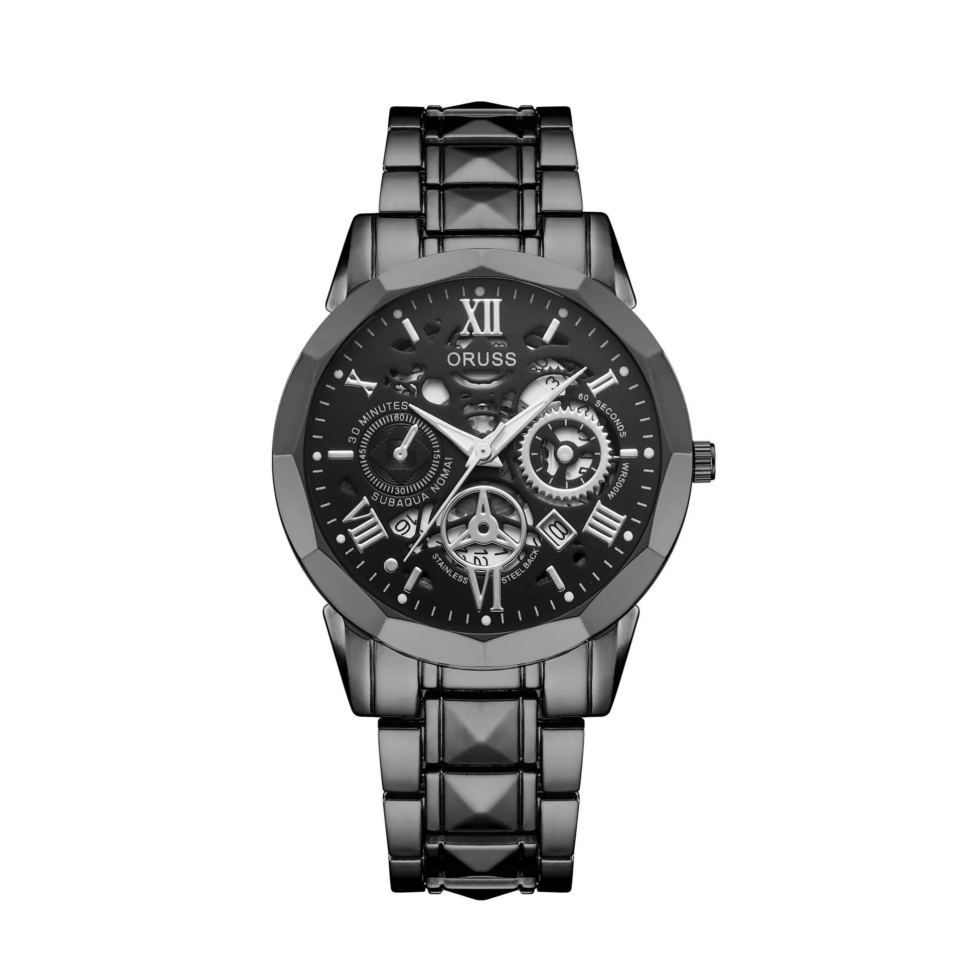 Men's Stainless Steel Waterproof Quartz Watch Simple Handsome Trendy Leisure Style - Image 6