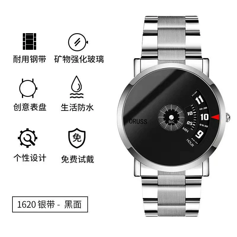Men's Steel Automatic Movement Mechanical Watch With Mineral Strengthened Glass Mirror Ultrathin Waterproof Round Dial Fashion Style - Image 15