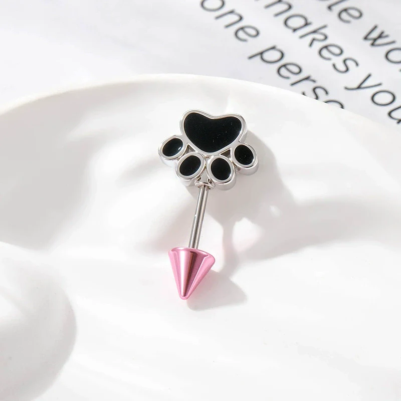 Metal Animal Zodiac Electroplated Cat Claw Cartilage Piercing Jewelry - Image 11