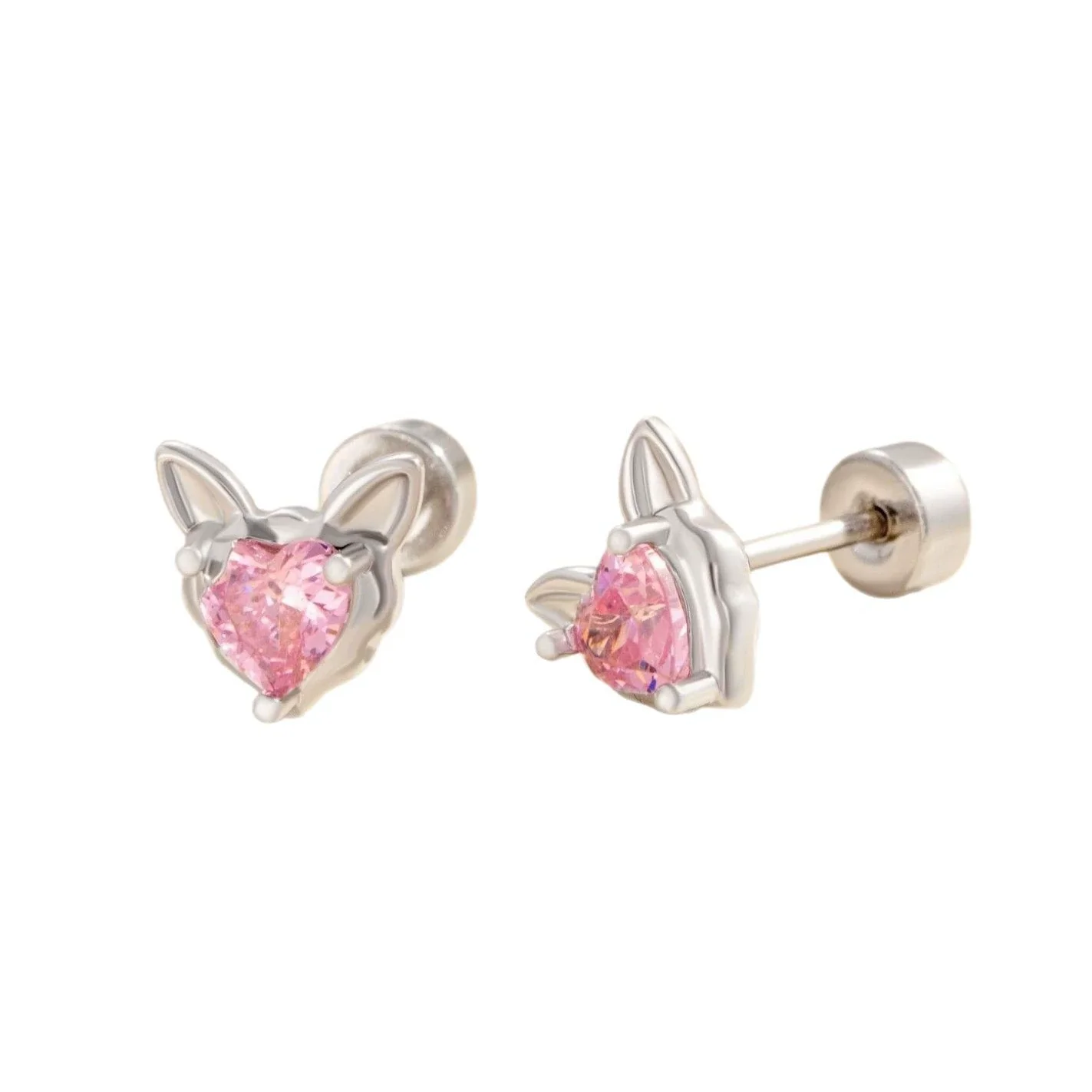 Metal Animals Zodiac Style Electroplated Titanium Steel Girl's Earrings - Image 4