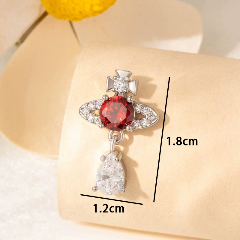 Metal Bow Pattern Electroplated Girls' Earrings - Image 5