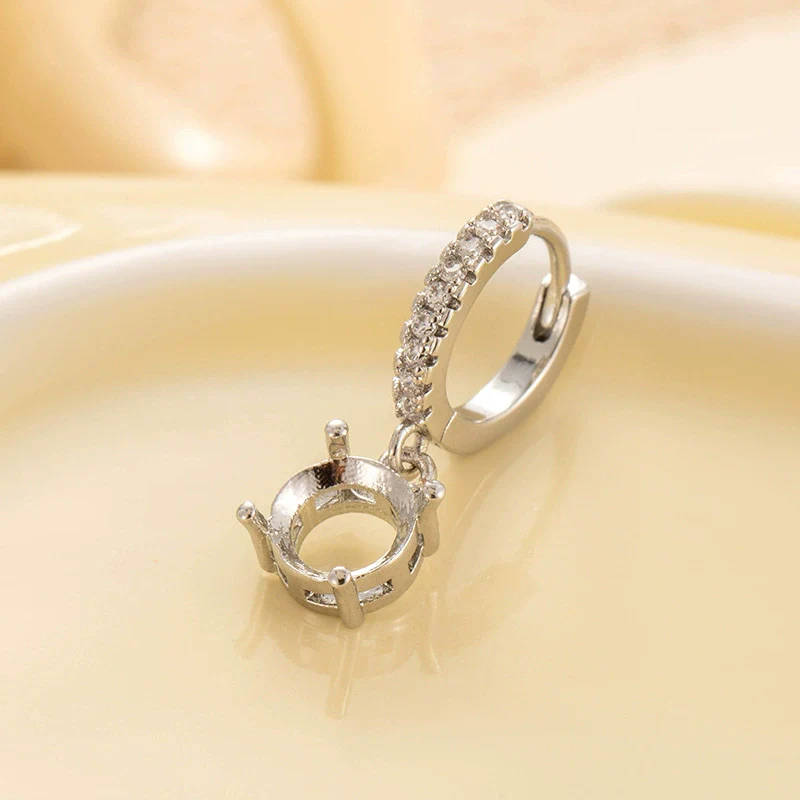 Metal Fashion Geometric Handmade C Shaped Horseshoe Ring Earrings Accessories Polishing - Image 5
