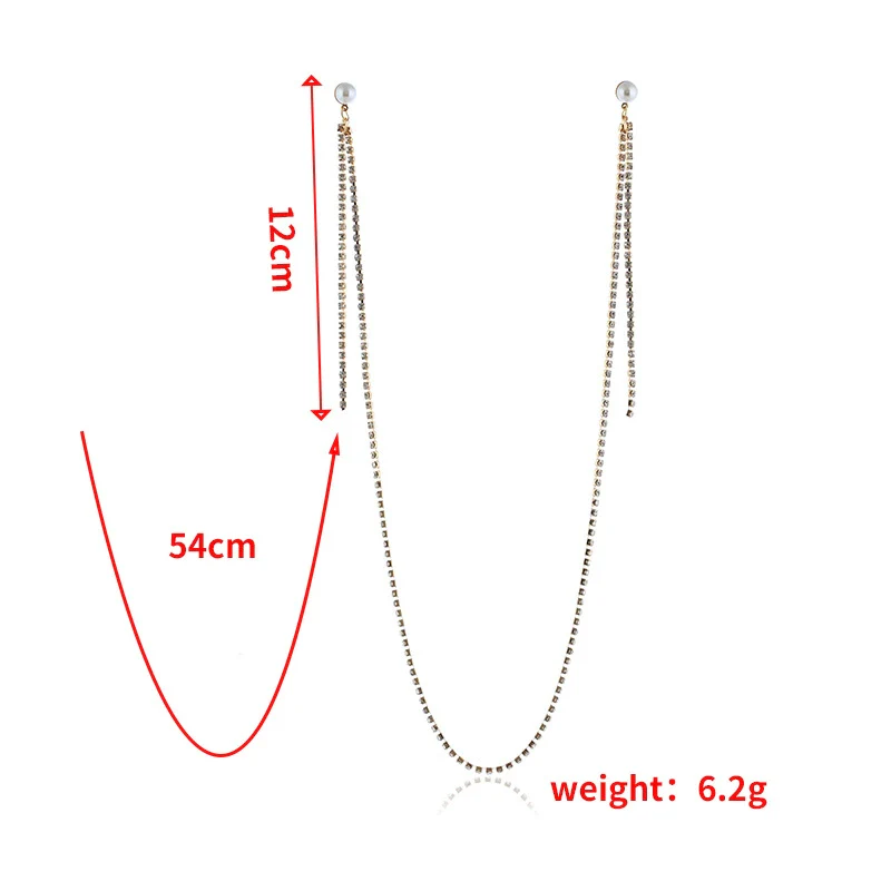 Metal Flower Geometric Natural Style Electroplated Earrings And Long Necklace For Women - Image 4