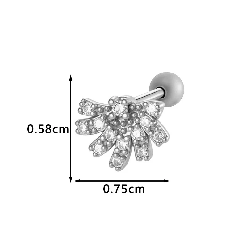 Metal Geometric Style Electroplating Stainless Steel Ear Studs For Women - Image 13