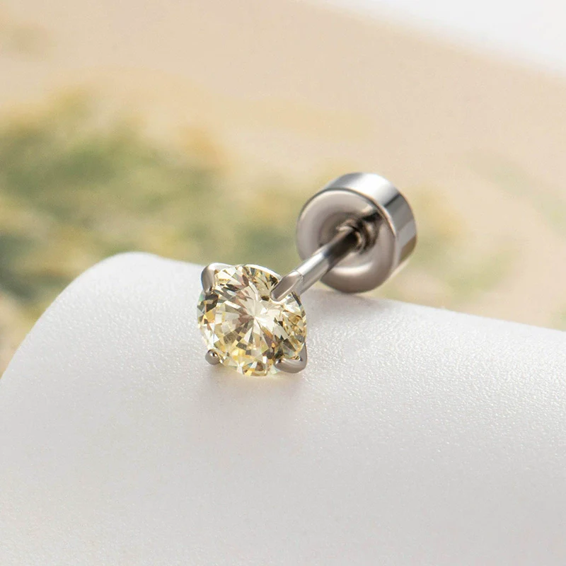 Metal Geometric Zircon Earrings With Eight Heart And Eight Arrows And Fashion Style - Image 6