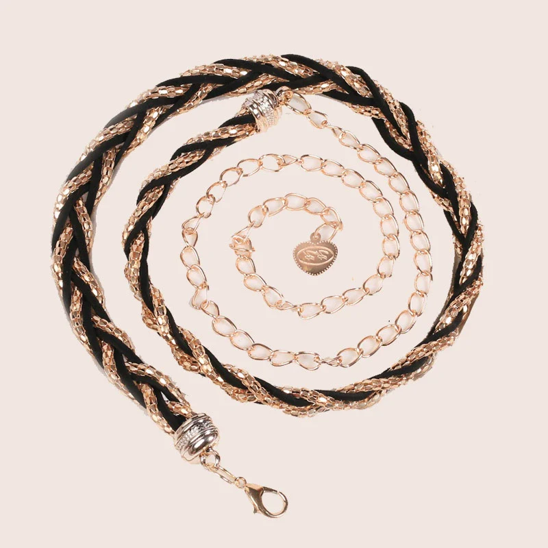 Metal Handwoven Splicing Decorative Waist Chain Punk Street Hiphop Niche Style - Image 2