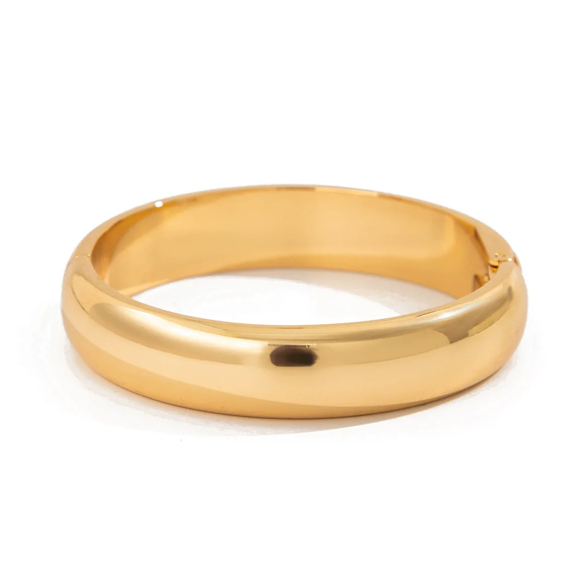 Metal Ins Style Geometric Electroplated Wide Bracelet - Image 4