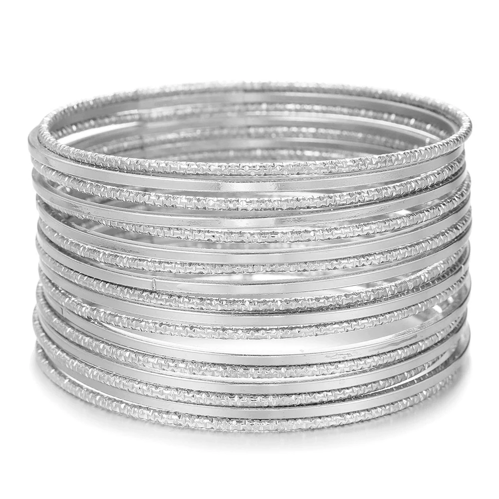 Metal Open Bracelet Iron Alloy Geometric Electroplated For Women And Unisex - Image 35