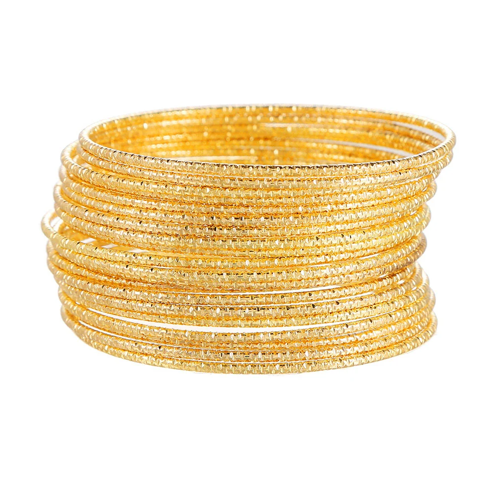Metal Open Bracelet Iron Alloy Geometric Electroplated For Women And Unisex - Image 48