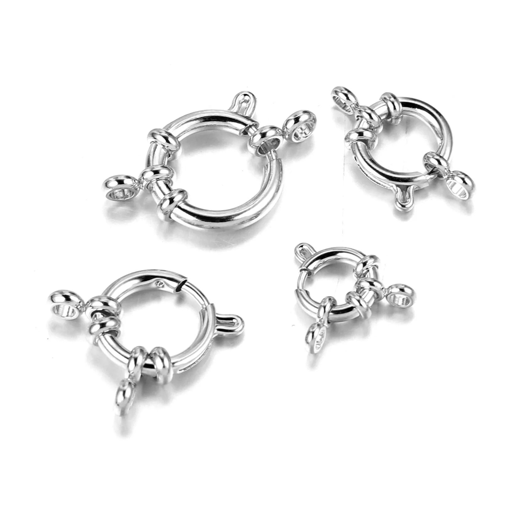 Metal Round Slingshot Buckle Spring Buckle Necklace And Bracelet Connection Buckle Electroplated Diy Jewelry Accessories - Image 6