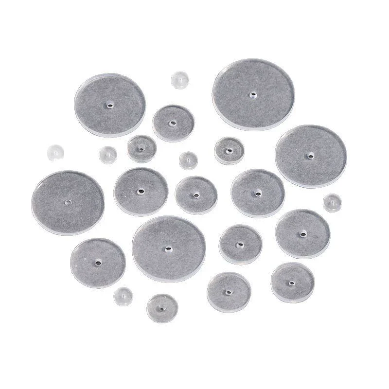 Metal Simple Style Silicone Transparent Ear Pad Ear Nail Ufo Spacer Lip Nail Navel Nail Ear Bone Nail Antiinvagination Earrings - Image 5