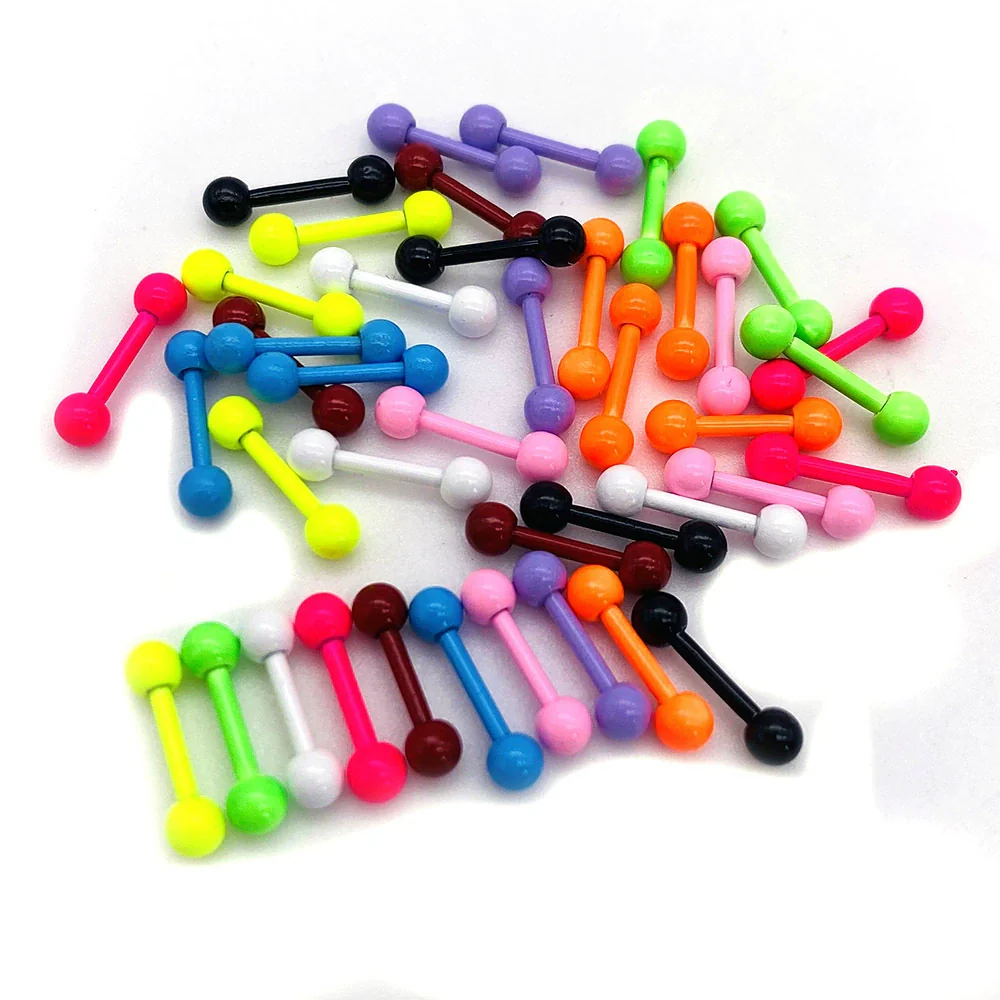 Metal Stainless Steel Geometric Painted Baking Varnish Unisex Body Piercing Earrings Jewelry