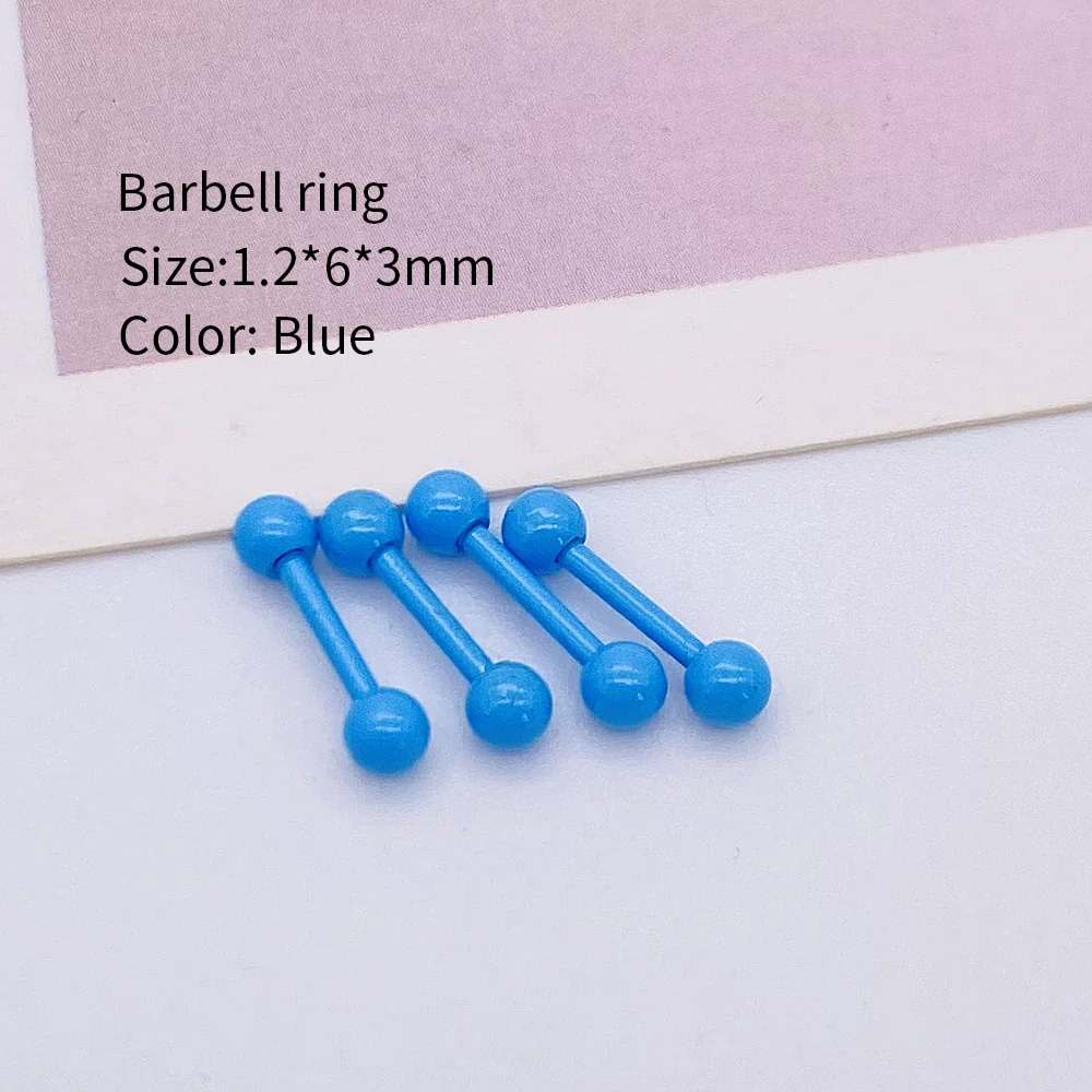 Metal Stainless Steel Geometric Painted Baking Varnish Unisex Body Piercing Earrings Jewelry - Image 14