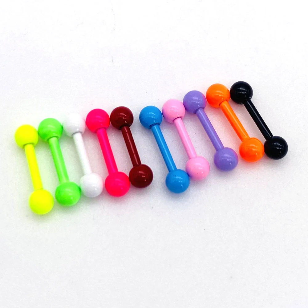 Metal Stainless Steel Geometric Painted Baking Varnish Unisex Body Piercing Earrings Jewelry - Image 4