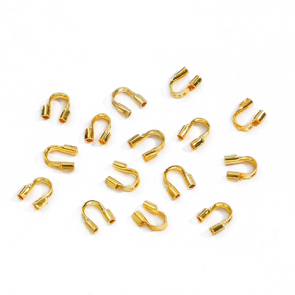 Metal Ushaped Tail Buckle Horseshoe Buckle Handmade Jewelry Material For Necklace Bracelet With Paint Design - Image 9