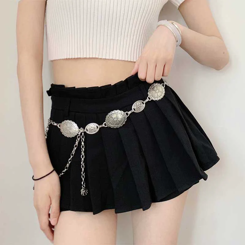 Metal Women's Waist Chain Retro Allmatch Fashion - Image 2