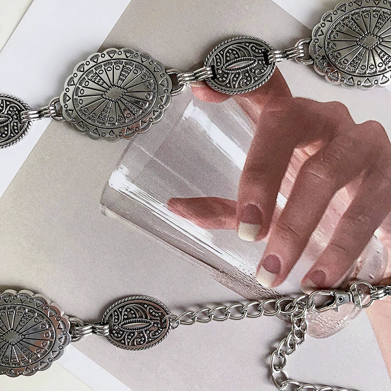 Metal Women's Waist Chain Retro Allmatch Fashion - Image 4