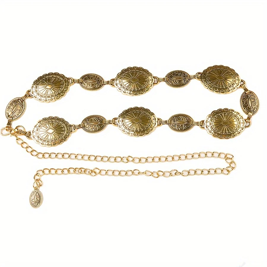 Metal Women's Waist Chain Retro Allmatch Fashion - Image 6