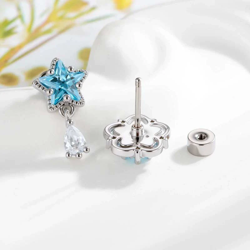 Metal Zircon Set Candy Star Cartilage Piercing Ear Bone Nail Cool Style - Image 4