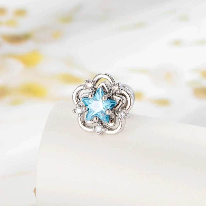 Metal Zircon Set Candy Star Cartilage Piercing Ear Bone Nail Cool Style - Image 5