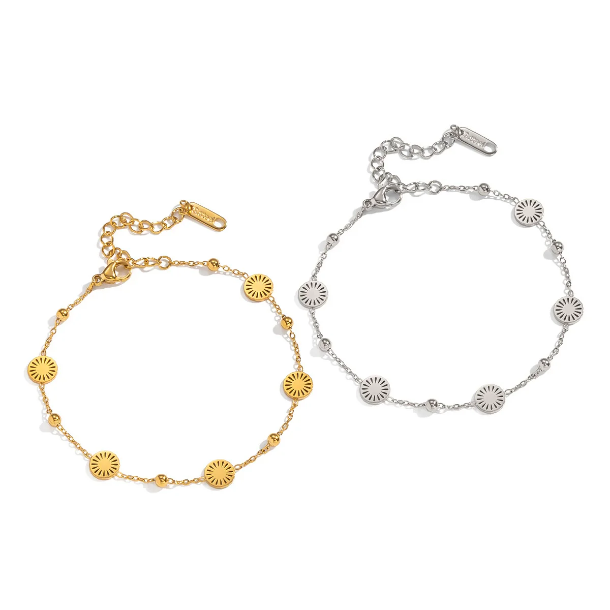 Minimalist Casual Constellation Stainless Steel Real Gold Plated Handmade Bracelet For Women - Image 5
