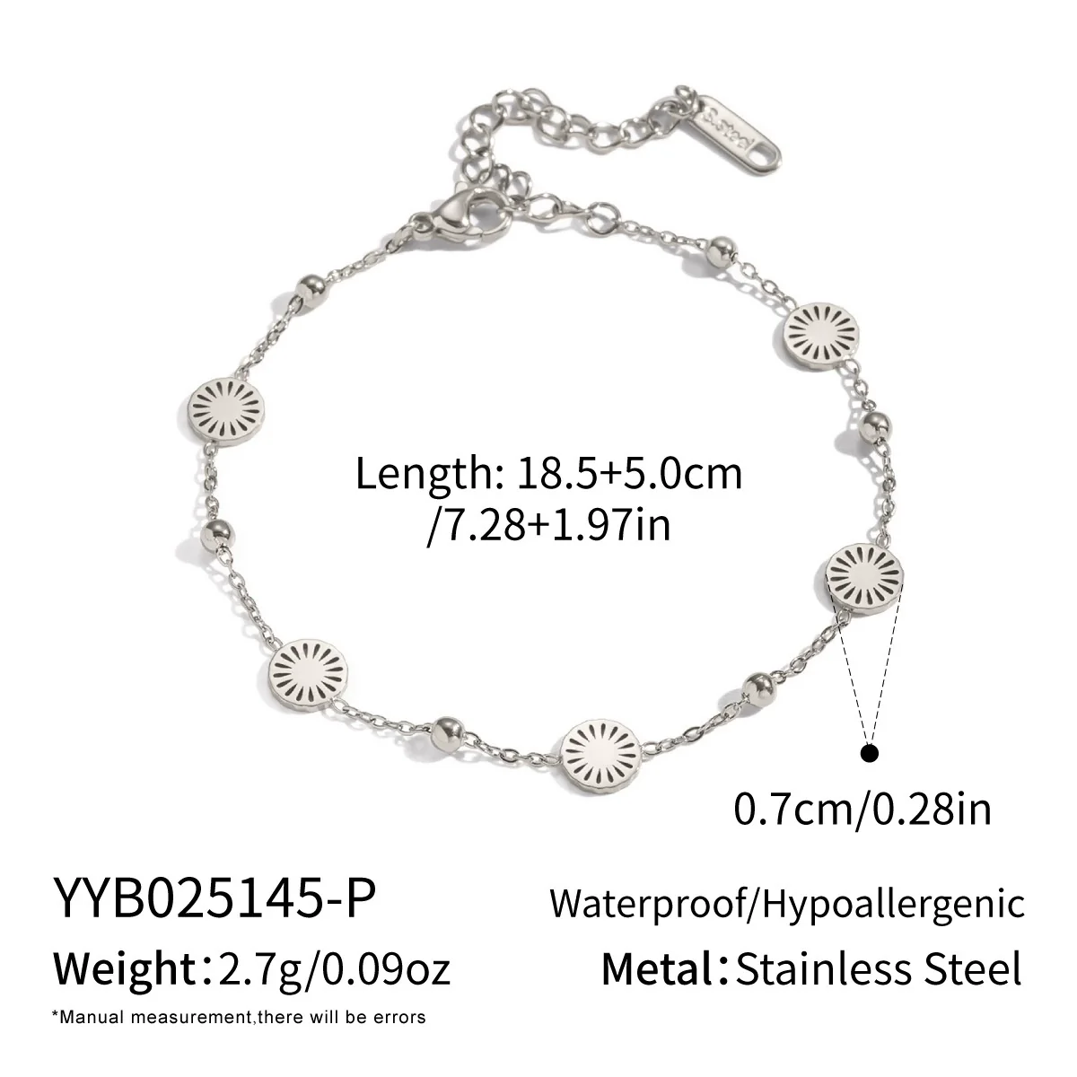 Minimalist Casual Constellation Stainless Steel Real Gold Plated Handmade Bracelet For Women - Image 7