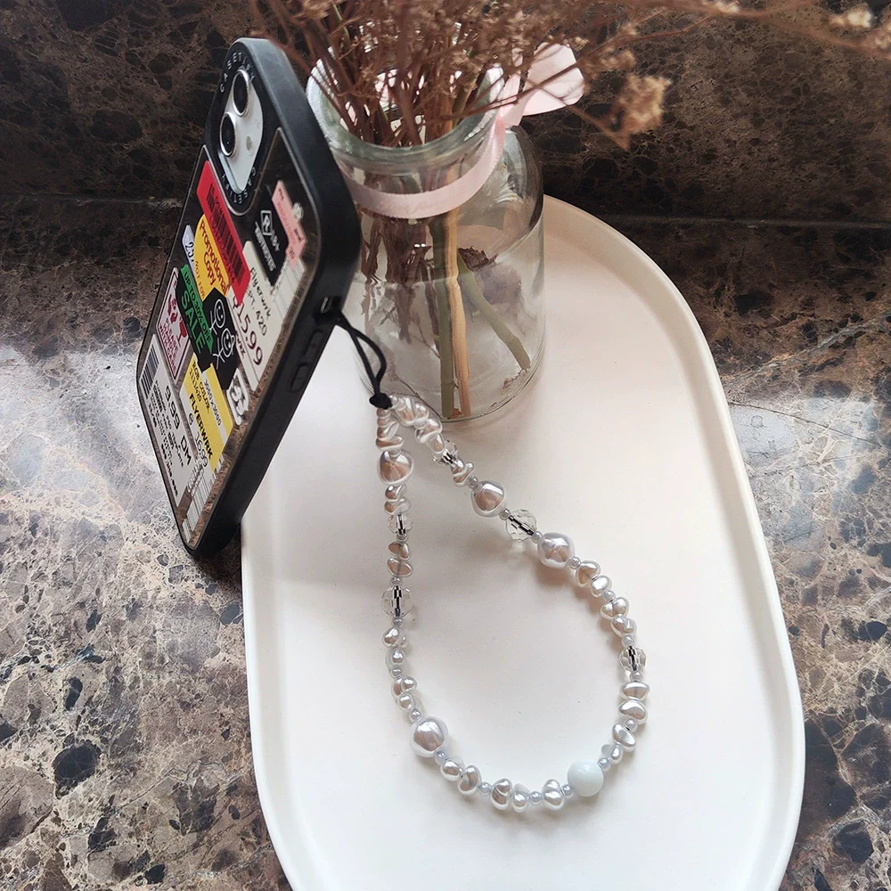 Mobile Phone Chain Handmade Beaded With Love Drops Bell Patterns And Specialshaped Pearls - Image 2