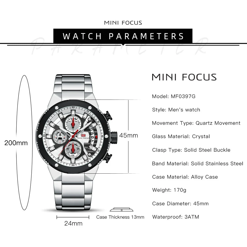 Multifunctional Casual Men's Watch With Steel Belt Quartz Movement Round Dial And Luminous Pointer - Image 2