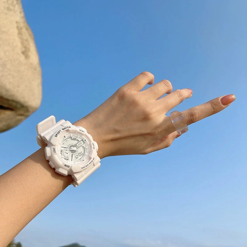 Multifunctional Unicorn Electronic Watch Plastic Case Plastic Mirror Silicone Strap Leisure Style Waterproof For Students - Image 2