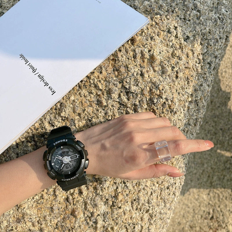 Multifunctional Unicorn Electronic Watch Plastic Case Plastic Mirror Silicone Strap Leisure Style Waterproof For Students - Image 3