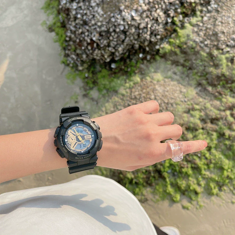 Multifunctional Unicorn Electronic Watch Plastic Case Plastic Mirror Silicone Strap Leisure Style Waterproof For Students - Image 5