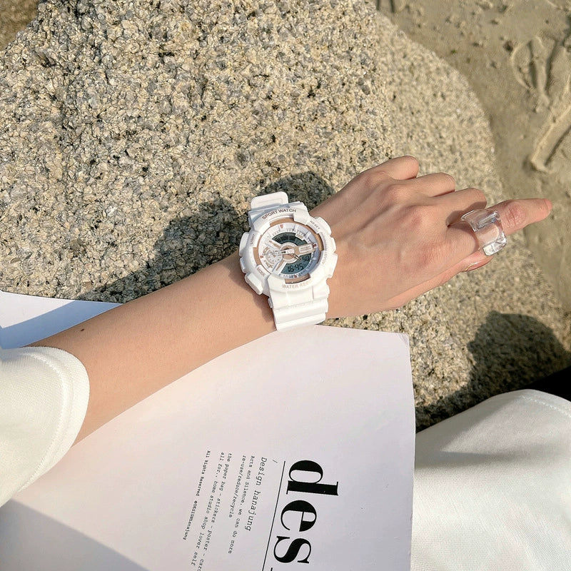 Multifunctional Unicorn Electronic Watch Plastic Case Plastic Mirror Silicone Strap Leisure Style Waterproof For Students - Image 6