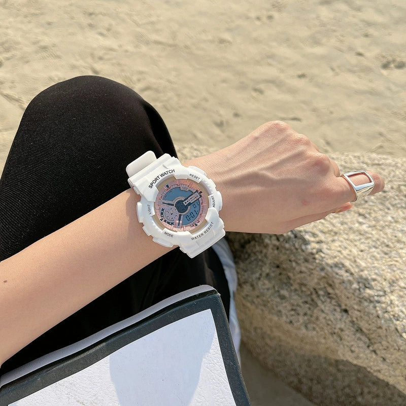 Multifunctional Unicorn Electronic Watch Plastic Case Plastic Mirror Silicone Strap Leisure Style Waterproof For Students - Image 7