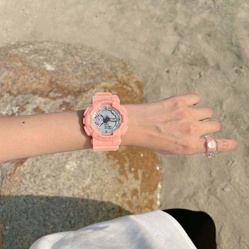 Multifunctional Unicorn Electronic Watch Plastic Case Plastic Mirror Silicone Strap Leisure Style Waterproof For Students - Image 8