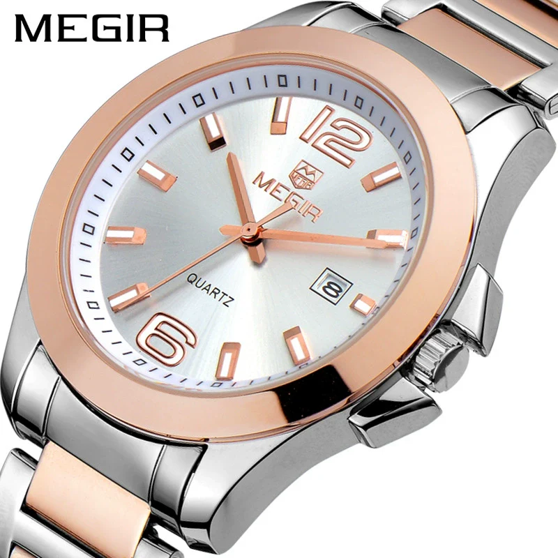 Multifunctional Waterproof Quartz Sports Watch For Men And Women Alloy Case Mineral Strengthened Glass Mirror Steel Belt And Real Belt Round Dial