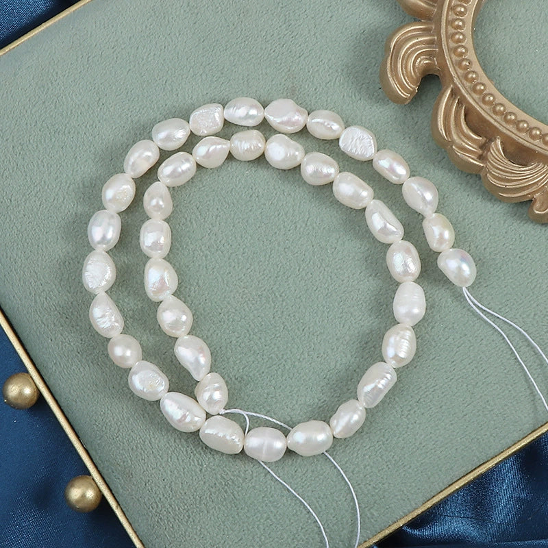 Naked Freshwater Pearl Specialshaped Doublesided Light Straight Hole - Image 3
