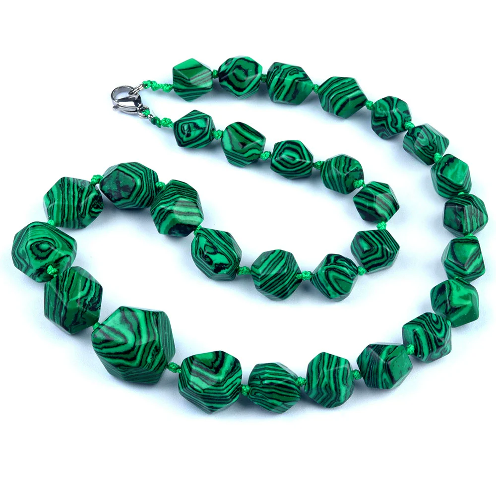 Natural Crystal Agate Jade Irregular Polished Necklace - Image 18