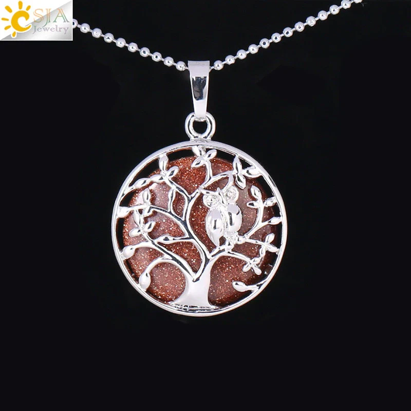 Natural Crystal Small Animal Owl Pendant Necklace Semiprecious Stone Alloy Copper Electroplated Minimalist Fashion Jewelry - Image 15