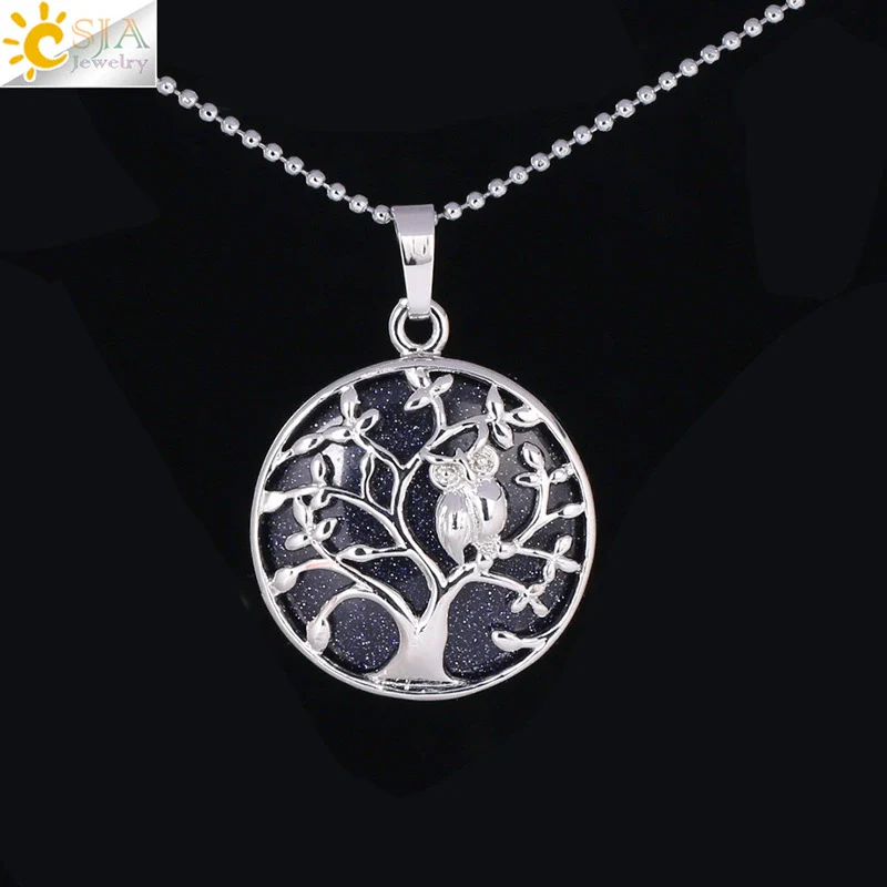 Natural Crystal Small Animal Owl Pendant Necklace Semiprecious Stone Alloy Copper Electroplated Minimalist Fashion Jewelry - Image 17