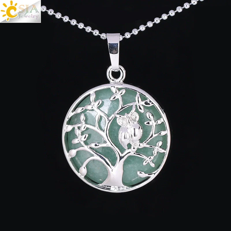 Natural Crystal Small Animal Owl Pendant Necklace Semiprecious Stone Alloy Copper Electroplated Minimalist Fashion Jewelry - Image 20