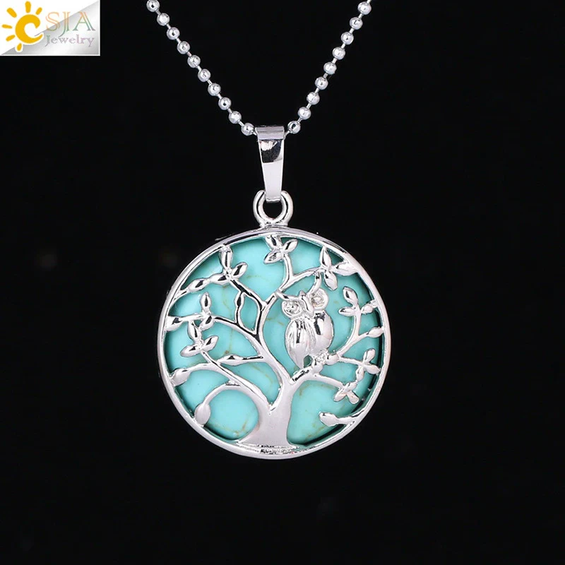 Natural Crystal Small Animal Owl Pendant Necklace Semiprecious Stone Alloy Copper Electroplated Minimalist Fashion Jewelry - Image 21