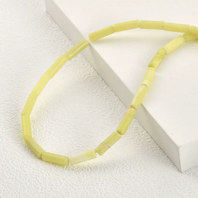 Natural Crystal Stone And Synthetic Stone Cylindrical Loose Beads For Jewelry Accessories - Image 40